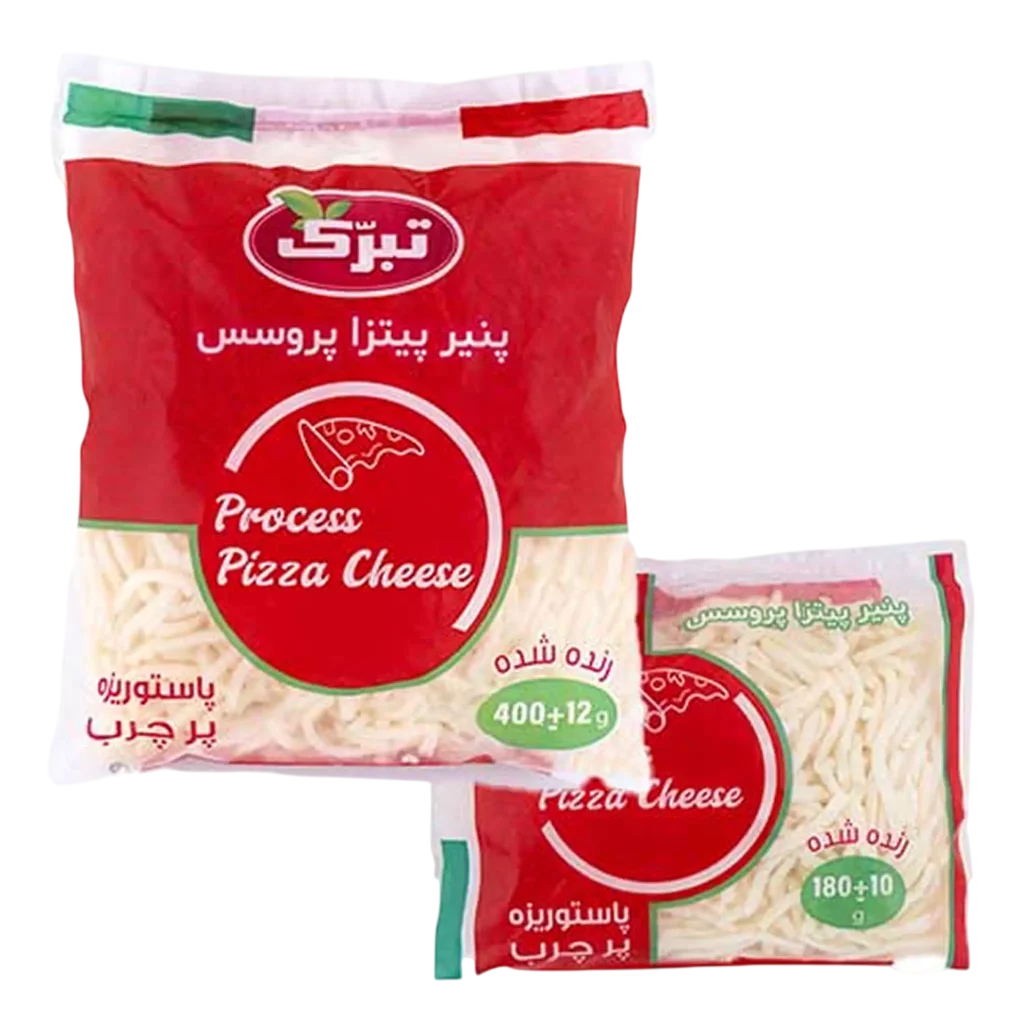 پنیر پیتزا پروسس تبرک - کهن پخش ماندگار