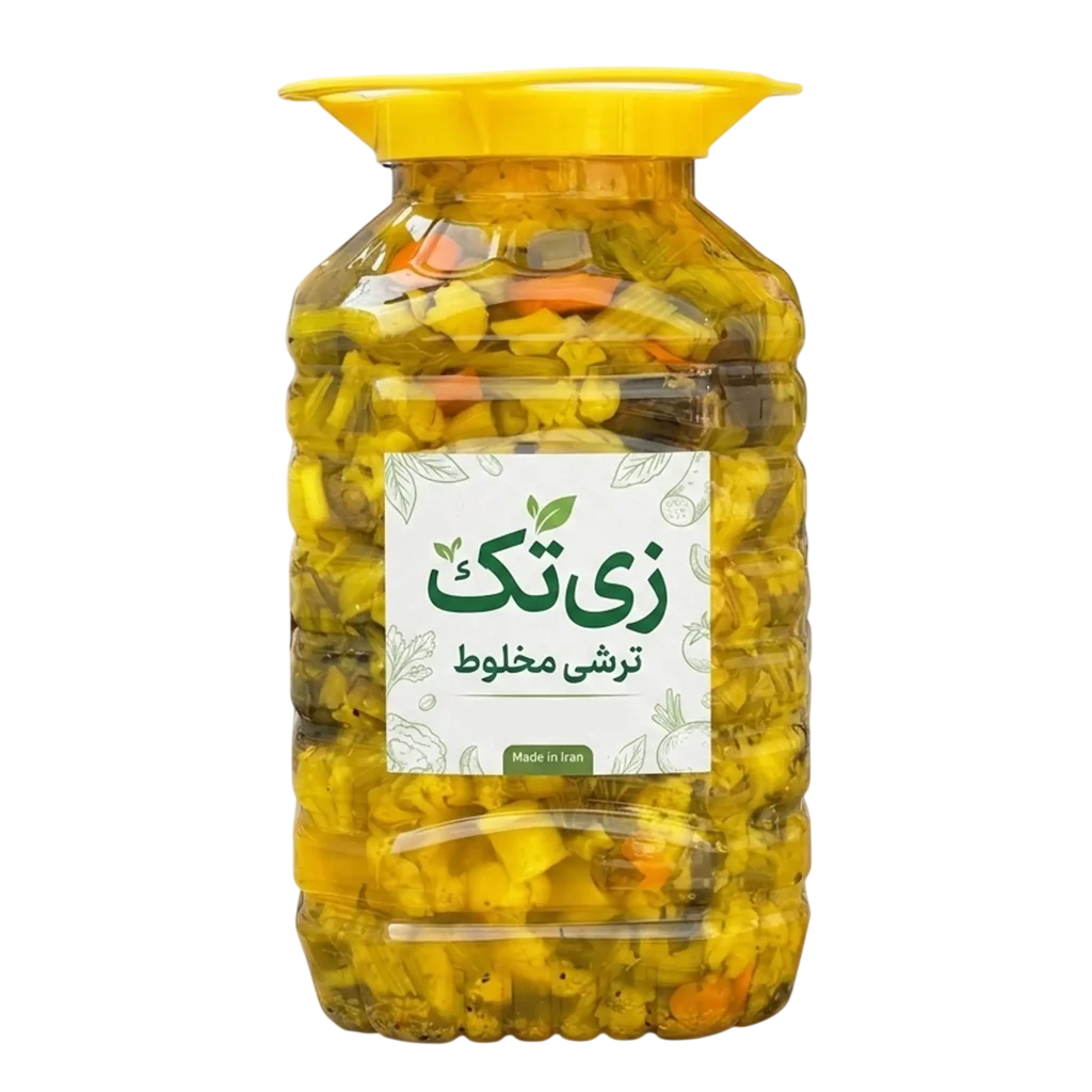 ترشی مخلوط زی تک دبه - کهن پخش ماندگار